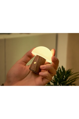 Mini candeeiro Alice Mushroom - Castanho-escuro