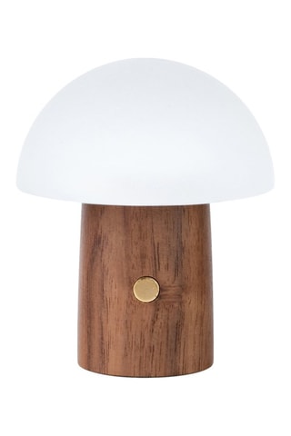 Mini candeeiro Alice Mushroom - Castanho-escuro