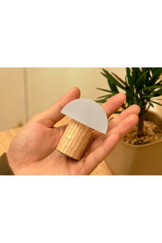 Mini candeeiro Alice Mushroom - Bege