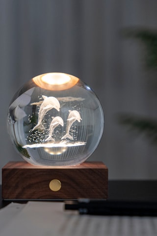 Bola luminosa Amber Crystal Jellyfish - Transparente