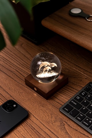 Bola luminosa Amber Crystal Jellyfish - Transparente