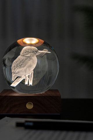 Bola luminosa Amber Crystal Kingfisher - Transparente