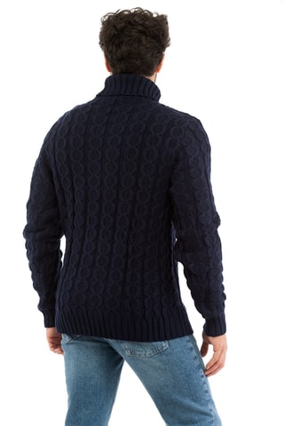 Camisola regular - Azul-marinho