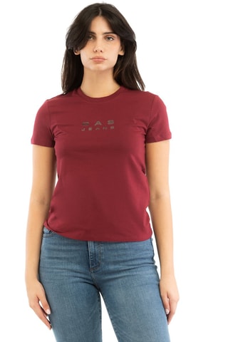 T-shirt slim - Bordeaux