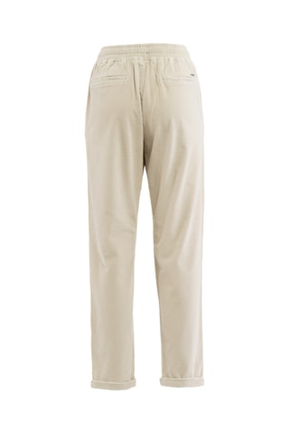 Pantalon droit en velours - Beige