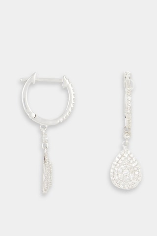 ##Boucles d'oreilles Princesse Stella Or blanc et diamants