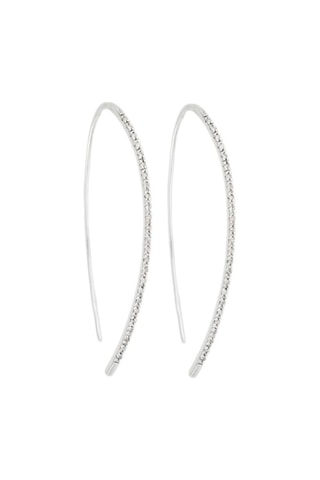 ##Boucles d'oreilles Lianes précieuses - Or blanc et diamants