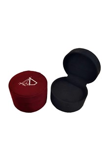 ##Puces Single Topaze - Or blanc et topazes