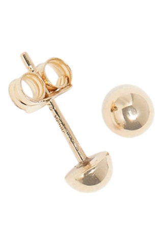 ##Puces Demi-boule - Or jaune