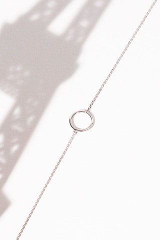 ##Bracelet Cercle - Or blanc et diamants