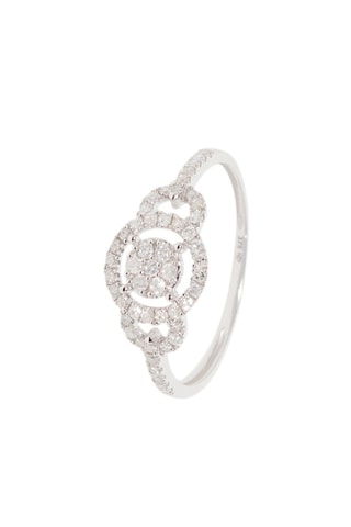 ##Bague Infini - Or blanc et diamants
