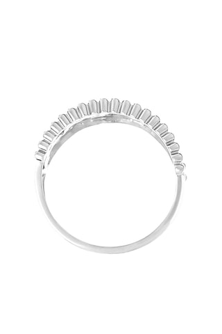 ##Bague Dahlia - Or blanc et diamants