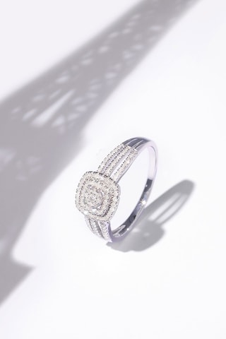 ##Bague Moromba Or blanc et diamants