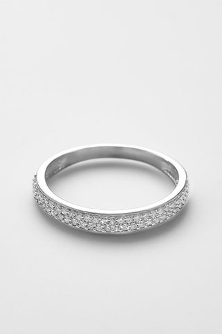 ##Alliance Granité - Or blanc et diamants