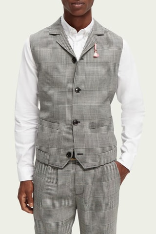 Gilet sans manches en laine vierge - Blanc