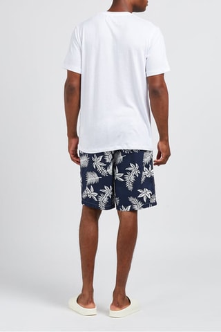 Bermuda en coton biologique - Bleu marine