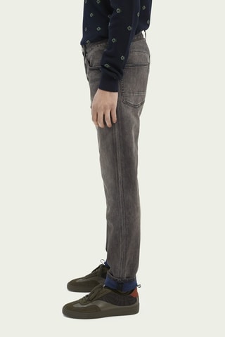 Jean en coton biologique - Gris foncé