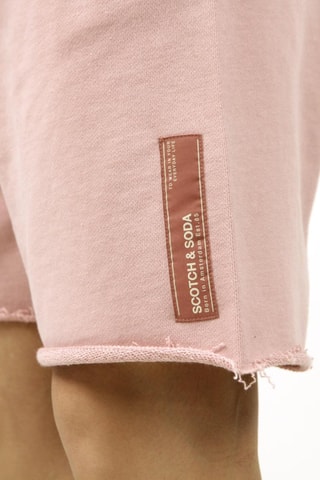 Short chino en coton biologique - Mauve