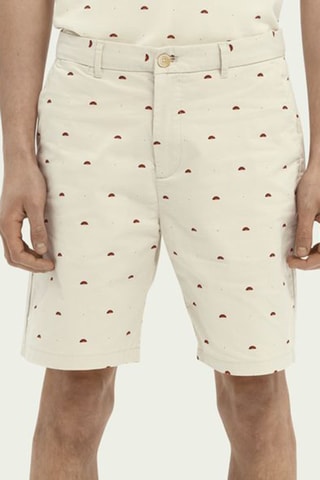 Short chino en coton biologique - Beige