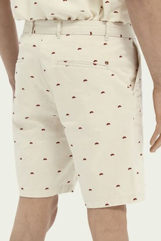 Short chino en coton biologique - Beige