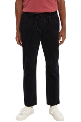 Pantalon en coton biologique - Bleu marine