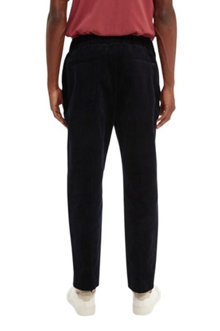 Pantalon en coton biologique - Bleu marine