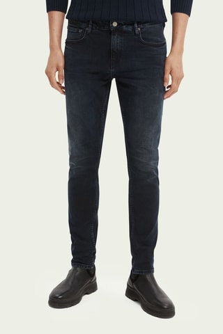 Jean slim en coton biologique - Gris foncé