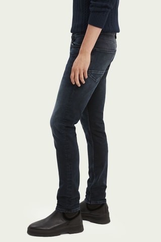 Jean slim en coton biologique - Gris foncé