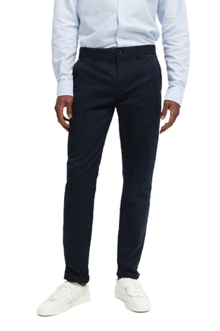 Pantalon slim en coton biologique - Noir