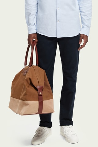 Pantalon slim en coton biologique - Noir