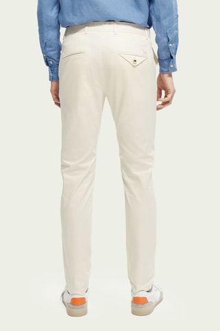 Pantalon slim en coton biologique - Beige