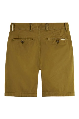 Short en coton biologique - Vert olive