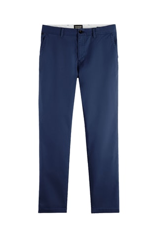 Chino en coton biologique - Bleu marine