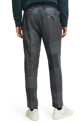 Pantalon en laine - Gris chiné