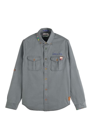 Chemise regular - Gris foncé