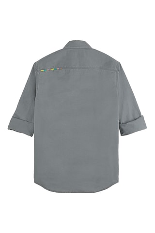 Chemise regular - Gris foncé
