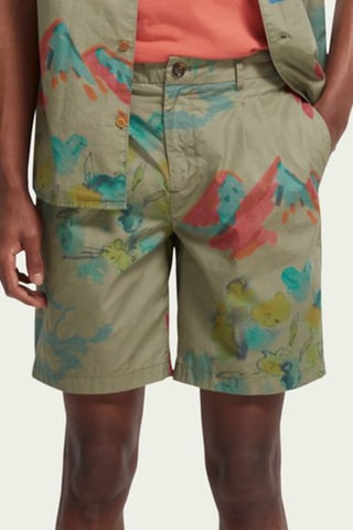 Short en coton biologique - Kaki