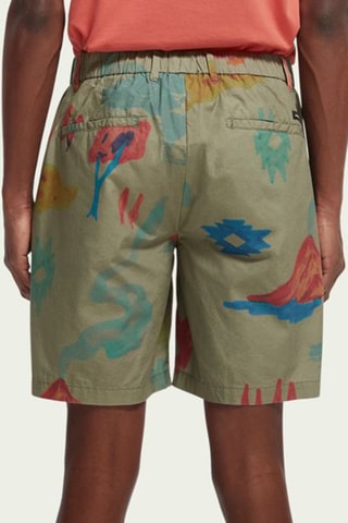 Short en coton biologique - Kaki