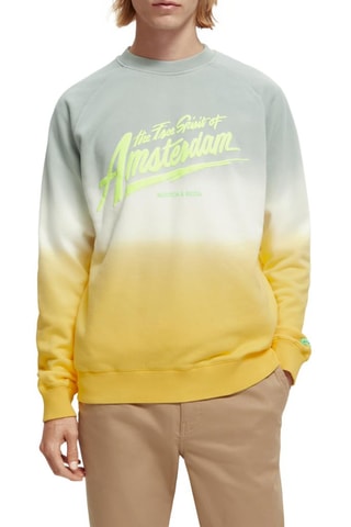 Sweat tie and dye - Gris et jaune