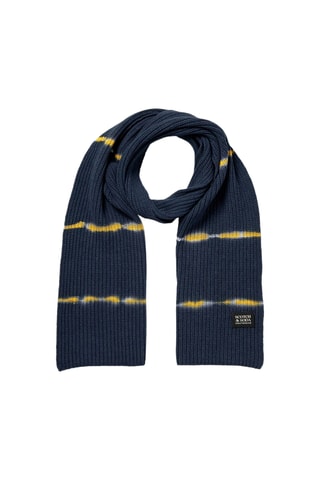 Echarpe tie and dye - Bleu marine