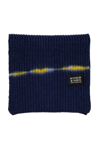 Echarpe tie and dye - Bleu marine