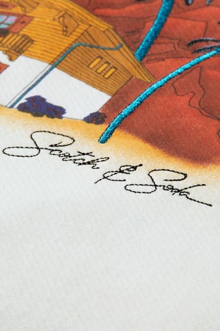 Sweat - Blanc et beige