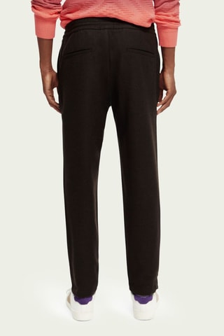 Pantalon regular en laine - Noir