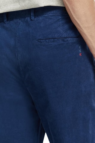Chino regular en coton biologique - Bleu marine