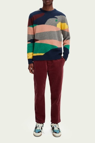 Jogger en coton biologique - Bordeaux