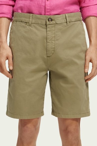 Short en coton biologique - Kaki