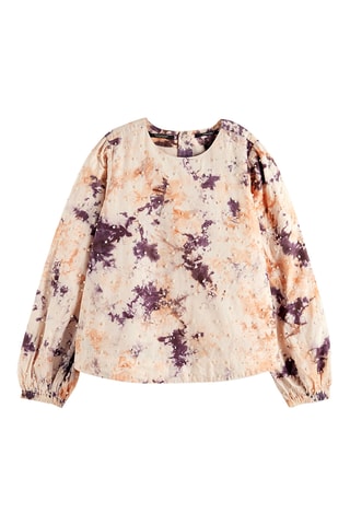 Top dip and dye - Ecru et violet