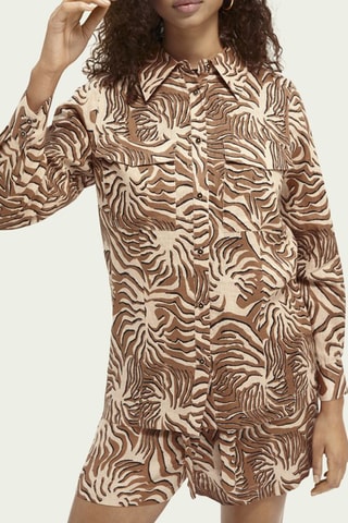 Chemisier en lin - Beige