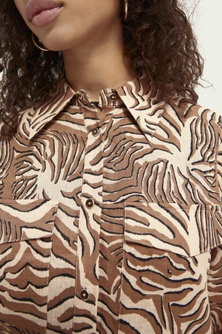 Chemisier en lin - Beige