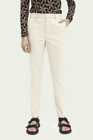 Chino slim en coton biologique - Ecru